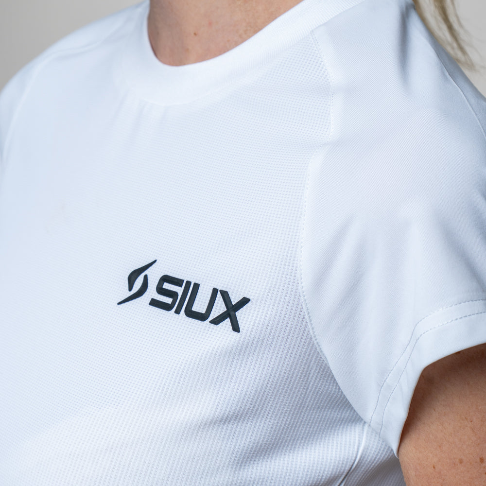 Camiseta SIUX Match 2026 Mujer Blanca