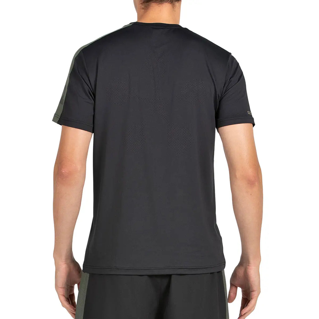T-shirt Bullpadel Pocate Zwart 