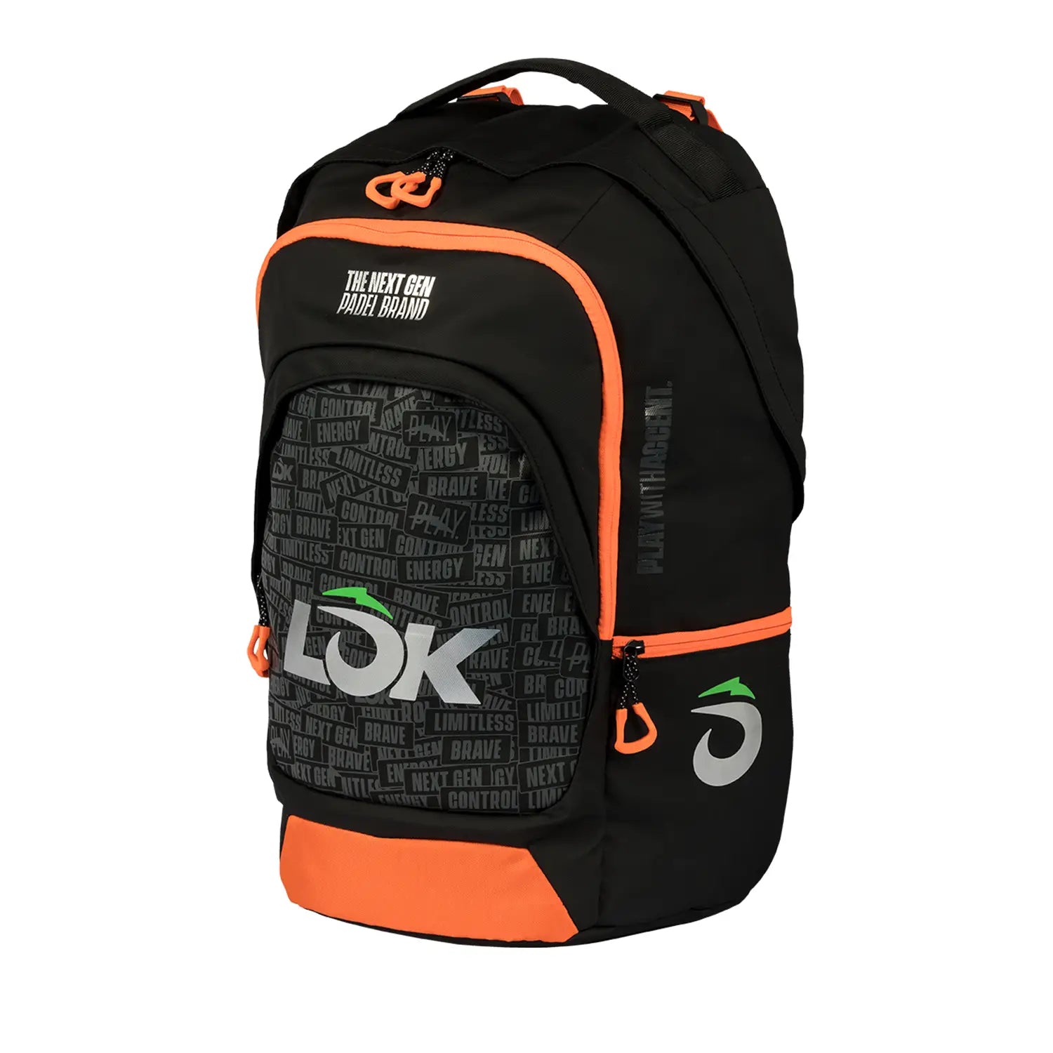 Mochila LOK Maxx Gen 2 Negro y Naranja
