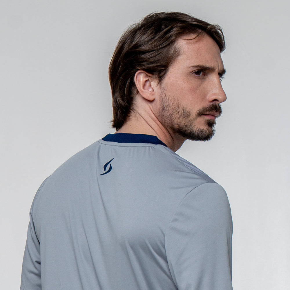 Camiseta SIUX Wave 2026 Hombre Gris