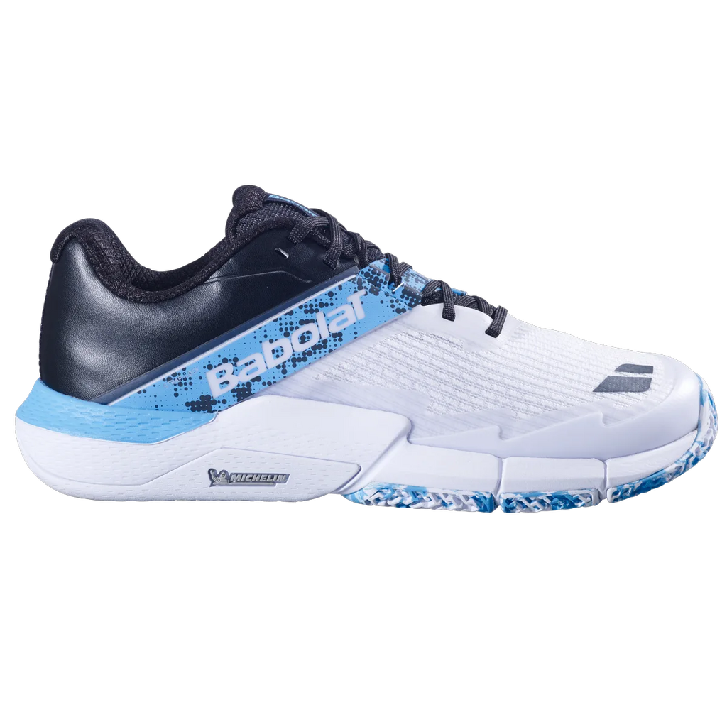 Padelschoenen Babolat Movea 2 Heren Wit Cyaan blauw 2025
