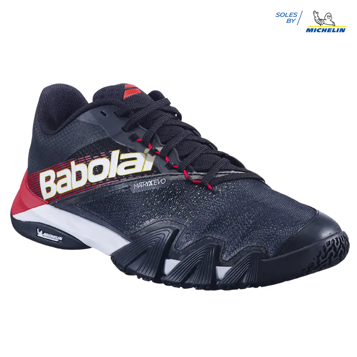 Padelschoenen Babolat Jet Premura 2 Heren Black/ Tomaat Rood