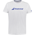 White T-Shirt Babolat Exercise Men 
