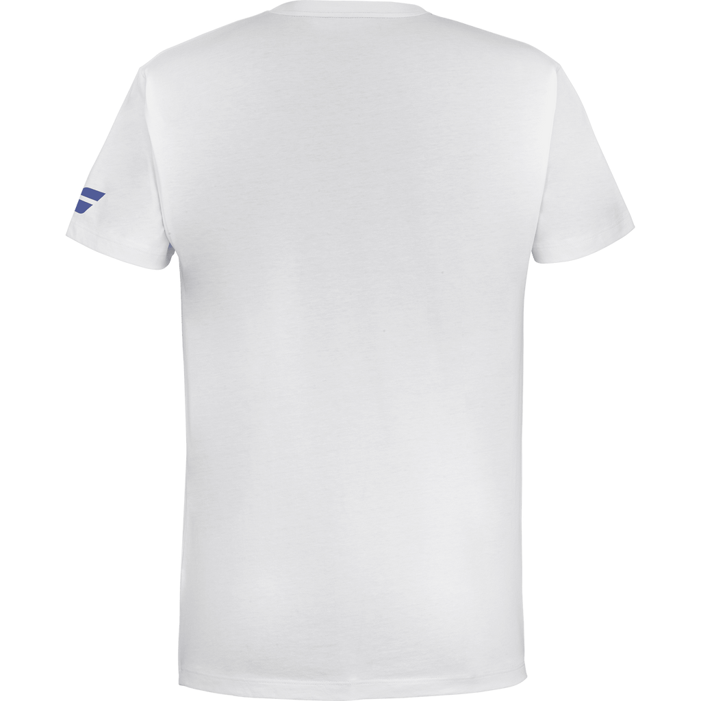 White T-Shirt Babolat Exercise Men 