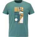 Men's Green Exercise Message T-Shirt Babolat 