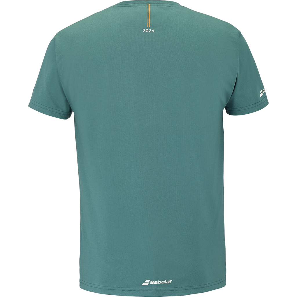 Men's Green Exercise Message T-Shirt Babolat 