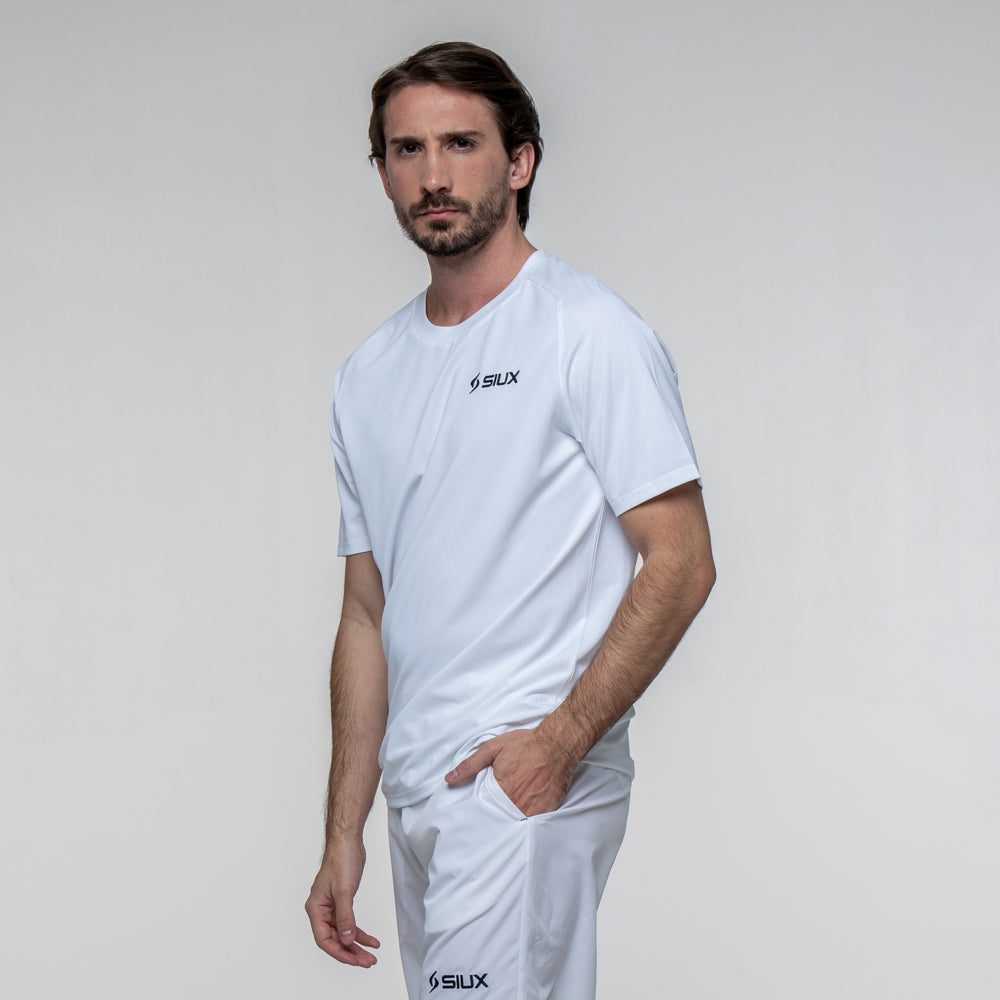 Camiseta SIUX Match 2026 Hombre Blanca