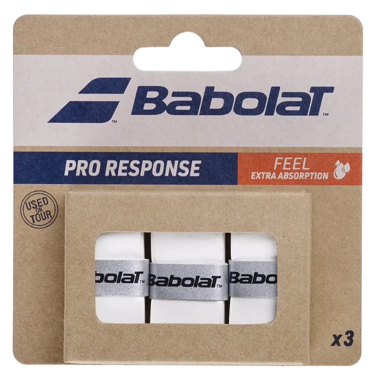 Babolat Overgrips Pro Resposta X3 Branco