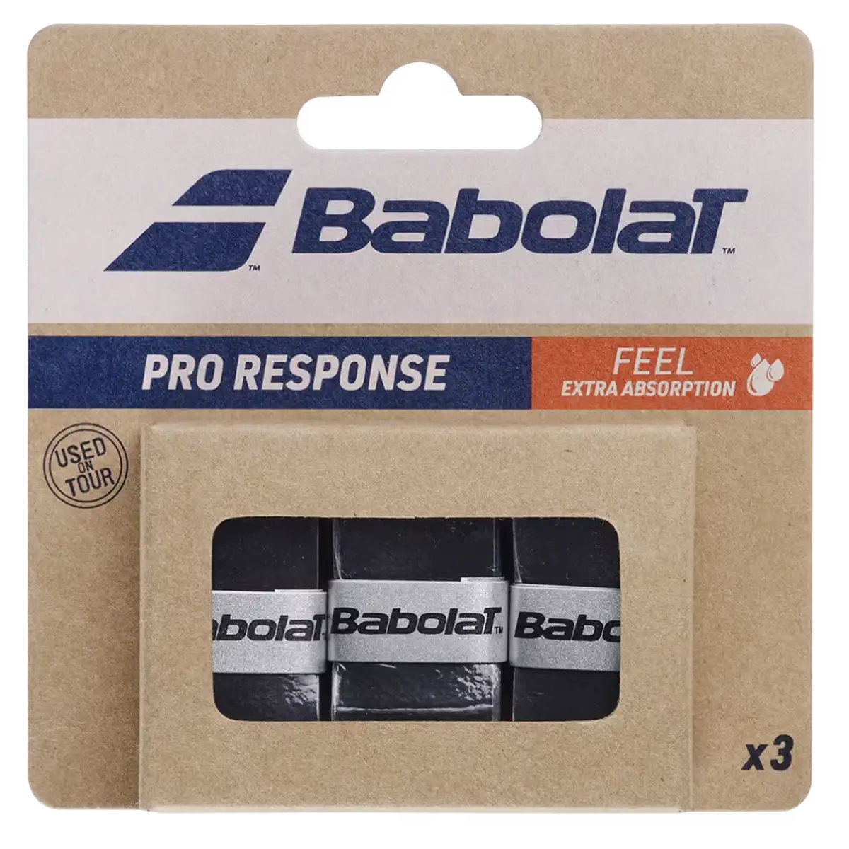 Babolat Overgrips Pro Response X3 Zwart