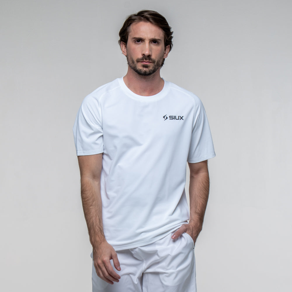 Camiseta SIUX Match 2026 Hombre Blanca