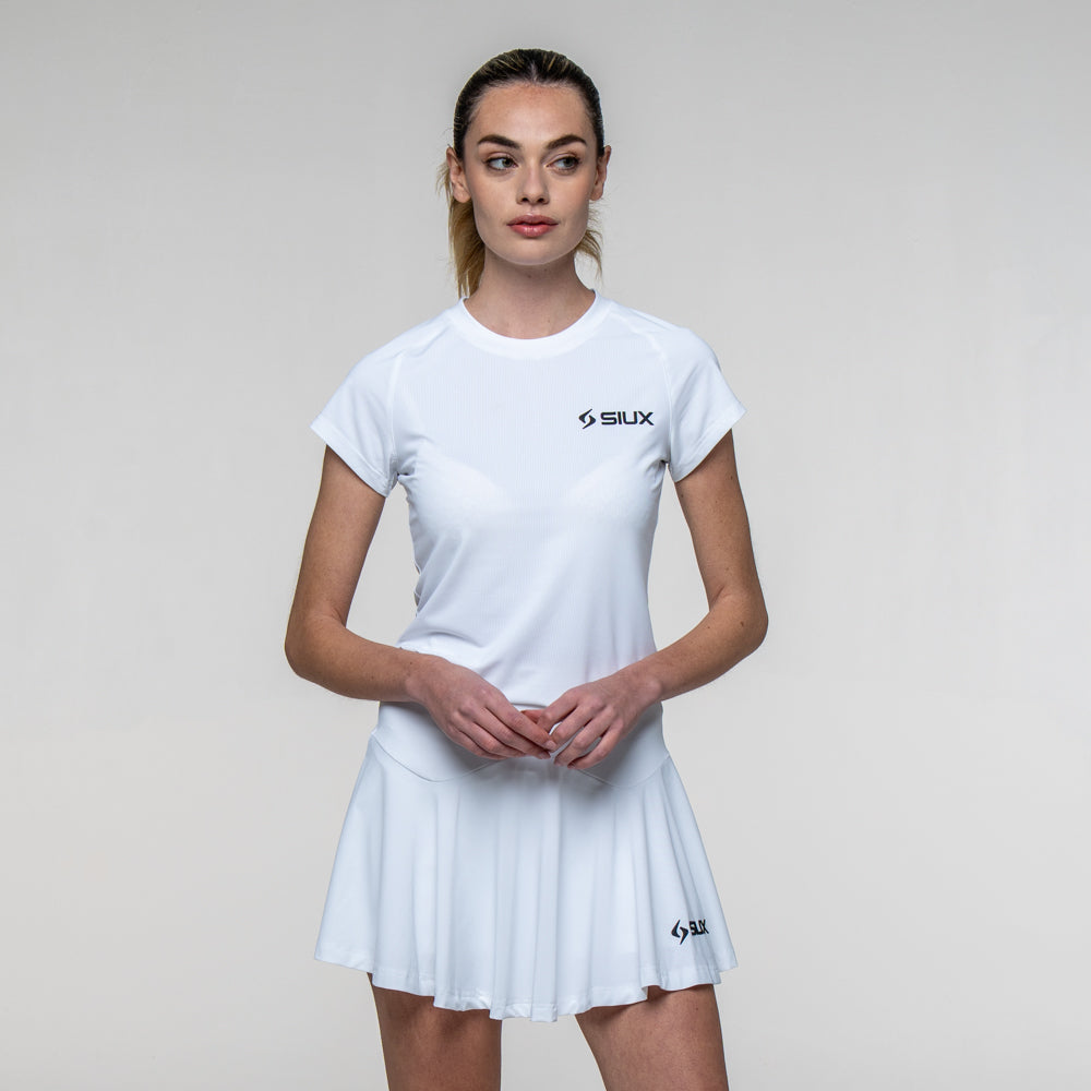 Camiseta SIUX Match 2026 Mujer Blanca