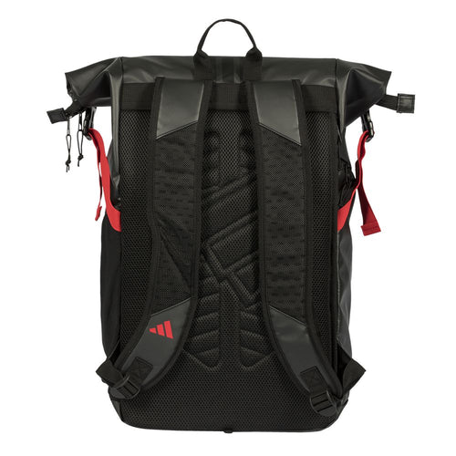 Mochila Adidas Multigame Preto/Vermelho | Ale Galán | 2026 