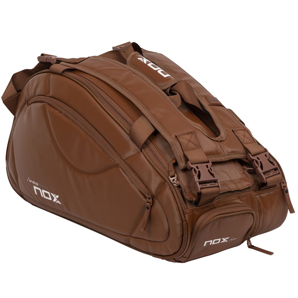 Padelschlägertasche Nox Pro Kamelbraune Serie