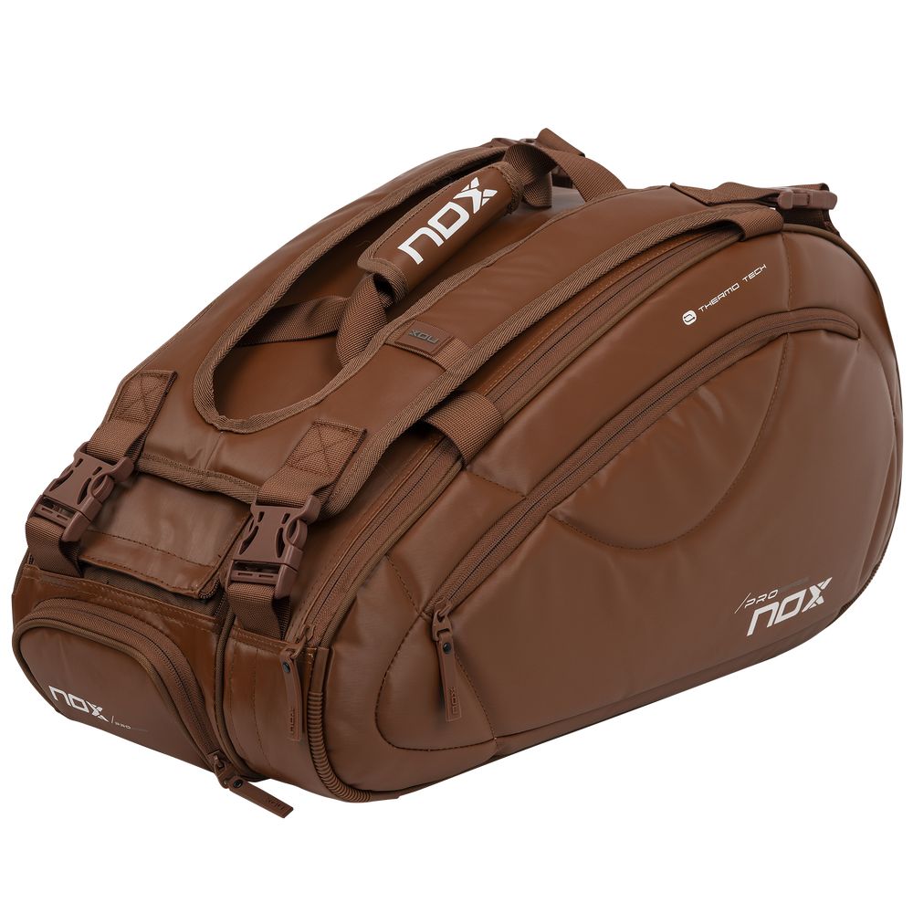 Padelschlägertasche Nox Pro Kamelbraune Serie