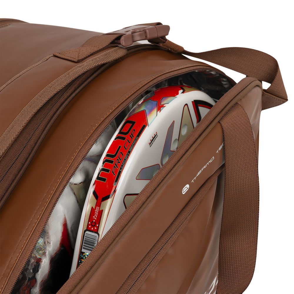 Padelschlägertasche Nox Pro Kamelbraune Serie