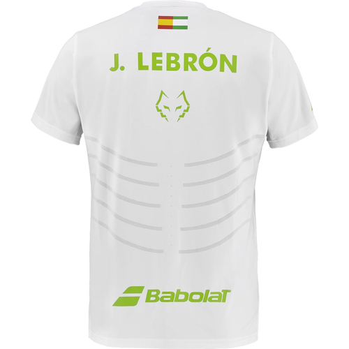 Babolat Crew Neck Tee Replica bianco | Juan Lebron 2026 