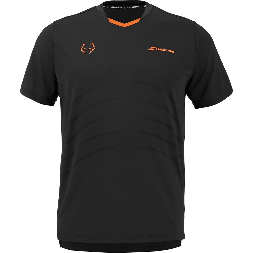 Babolat Crew Neck Tee Replica Black | Juan Lebron 2026 