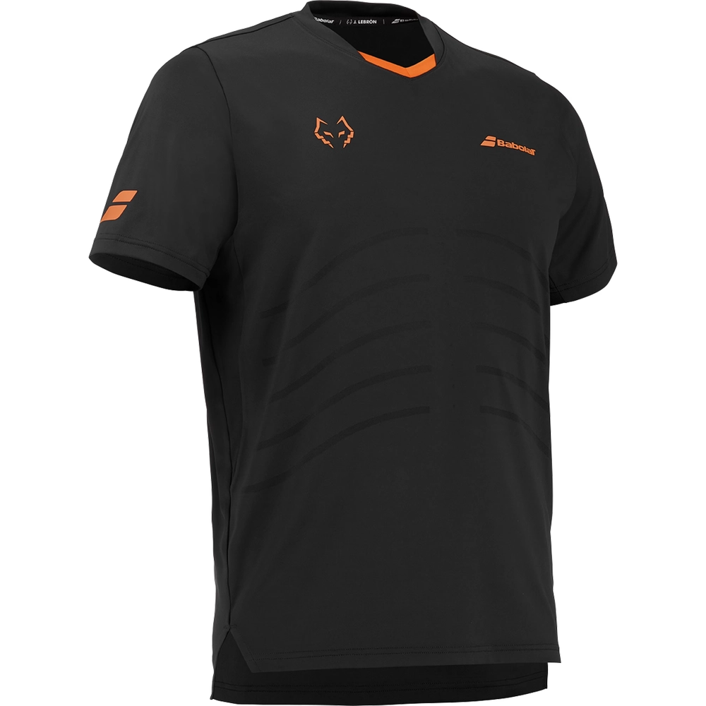 Babolat Crew Neck Tee Replica Black | Juan Lebron 2026 