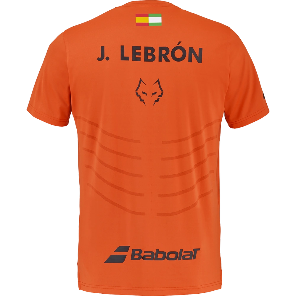 Babolat Crew Neck Tee Replica Oranje | Juan Lebron 2026 
