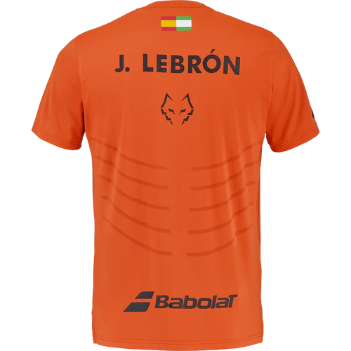 Babolat T-shirt Girocollo Replica Arancione | Juan Lebron 2026 