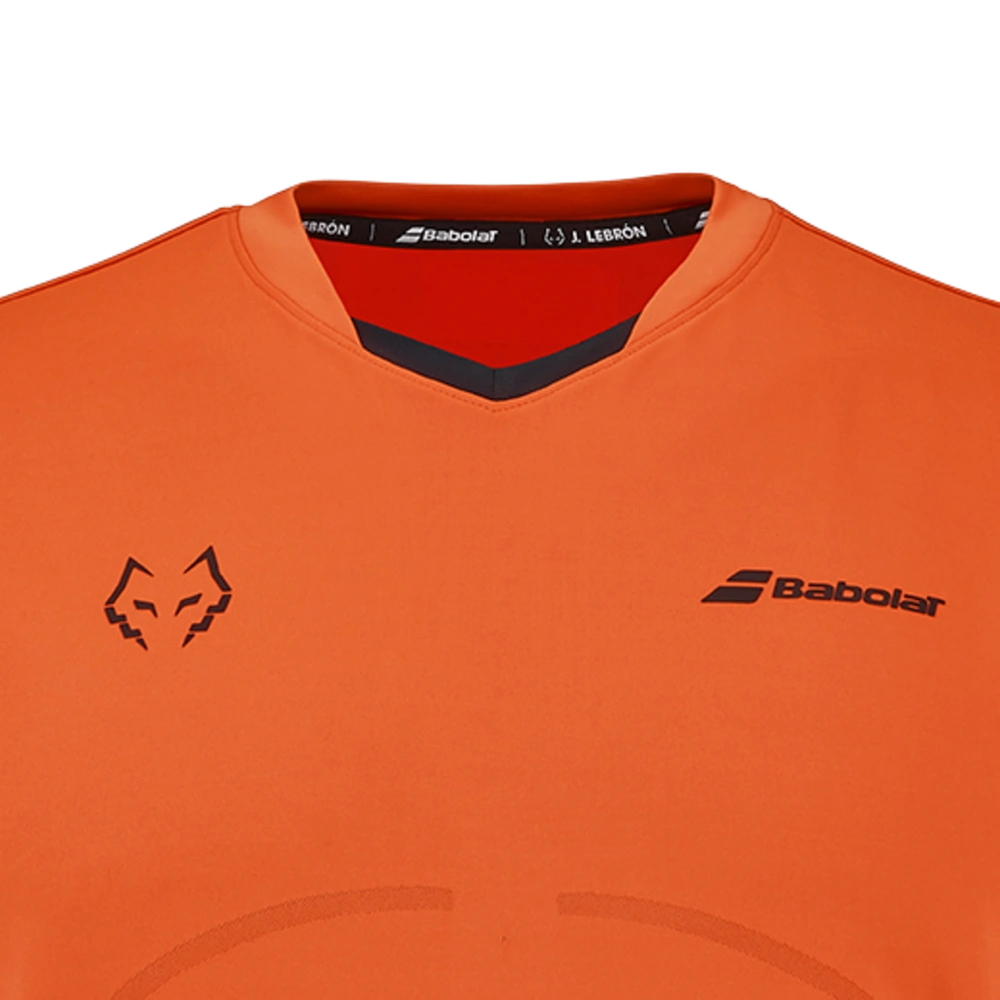 Babolat Crew Neck Tee Replica Oranje | Juan Lebron 2026 