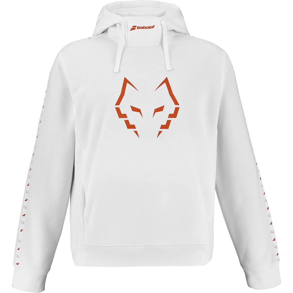 Babolat Witte Hood Sweat | Juán Lebrón 2026 