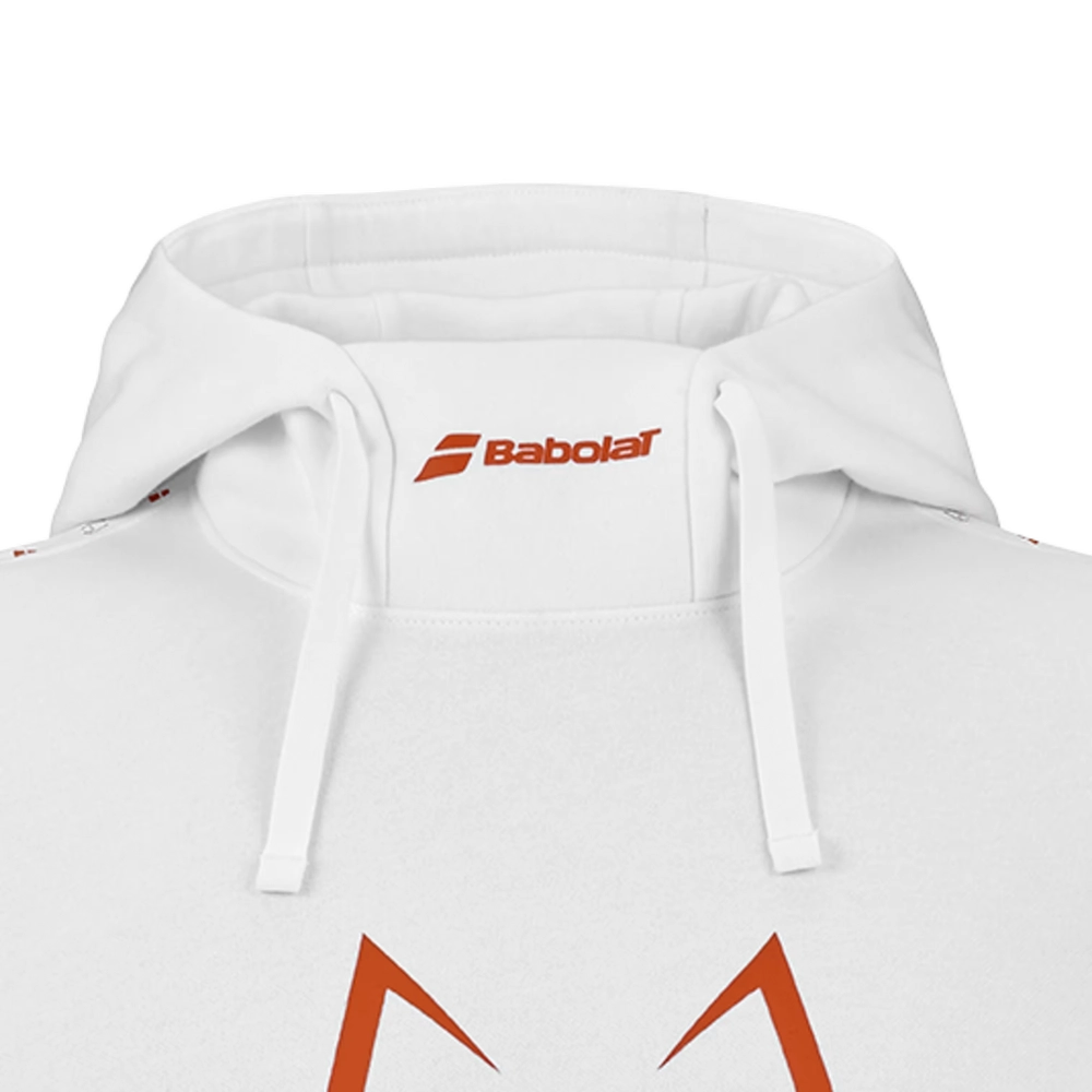 Babolat Witte Hood Sweat | Juán Lebrón 2026 