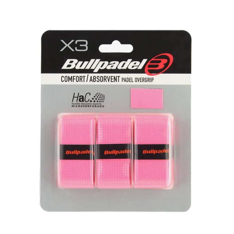 Bullpadel Overgrip Fluoreszierendes Rosa Comfort GB1201