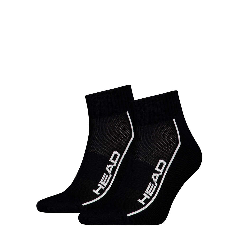 Socks Head Performance Black Quarter (Pack 2) 
