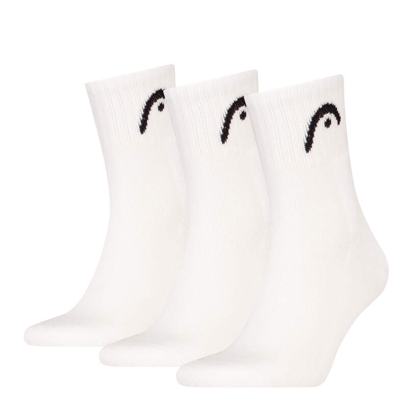 Socks Head Club Short Crew White (Pack 3) 