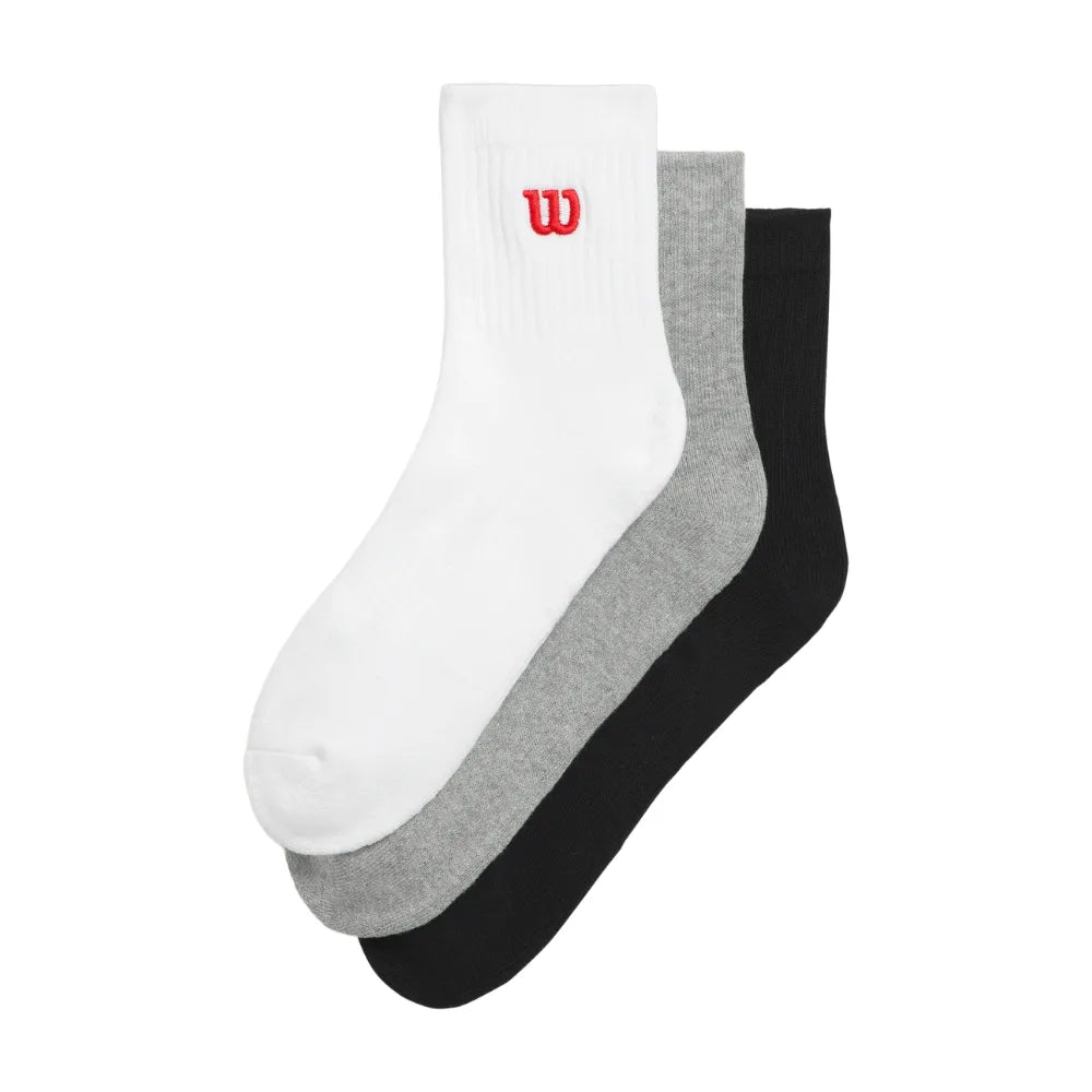 Meias Wilson Pack x3 Quarter Top 