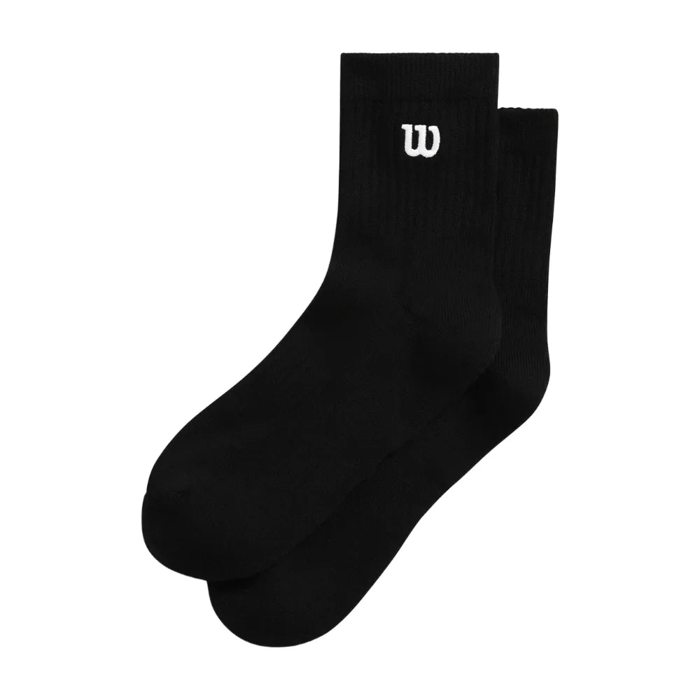 Meias Wilson Quarter Length Pretas 