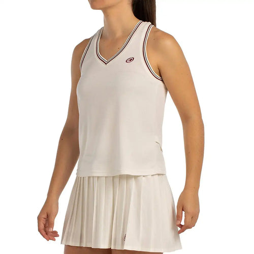 Camiseta Bullpadel Aza Blanco Crudo
