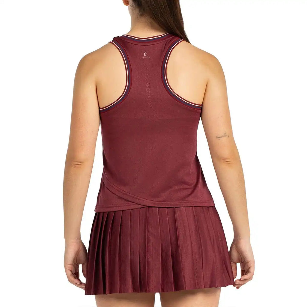 T-shirt Bullpadel Burgundy Blue 