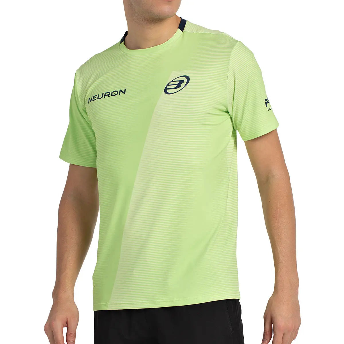 T-Shirt Bullpadel Fede Chingotto 25I Zitronengelb 