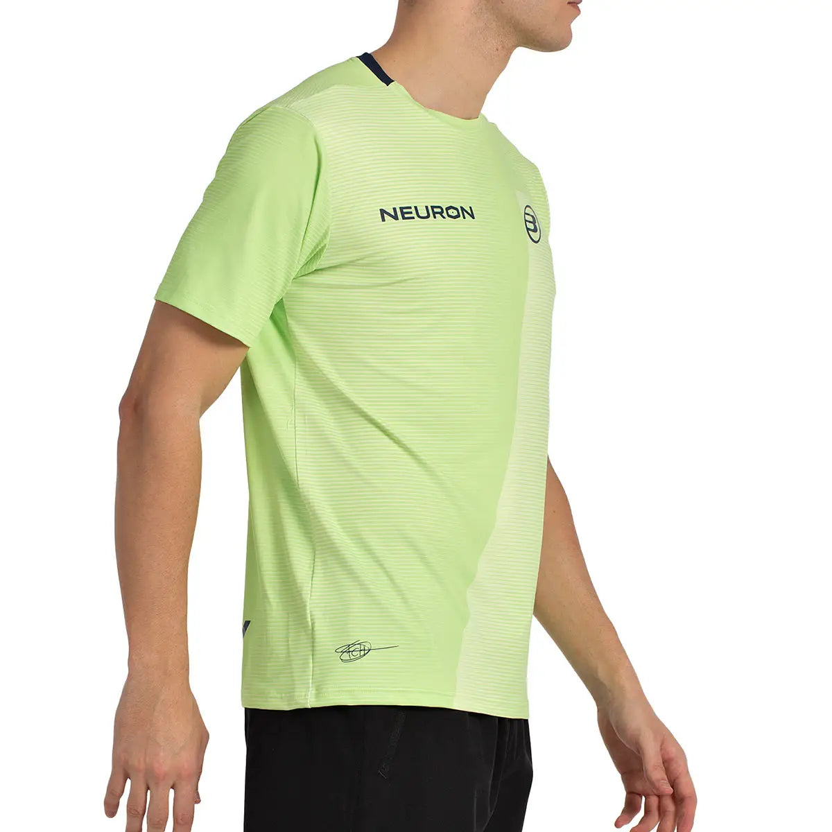 T-Shirt Bullpadel Fede Chingotto 25I Zitronengelb 