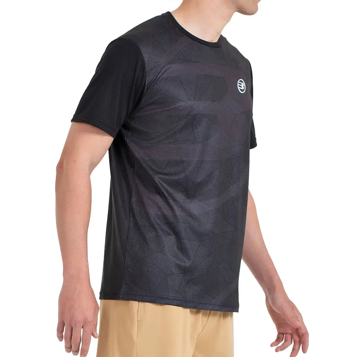 T-Shirt Bullpadel Castil Schwarz 
