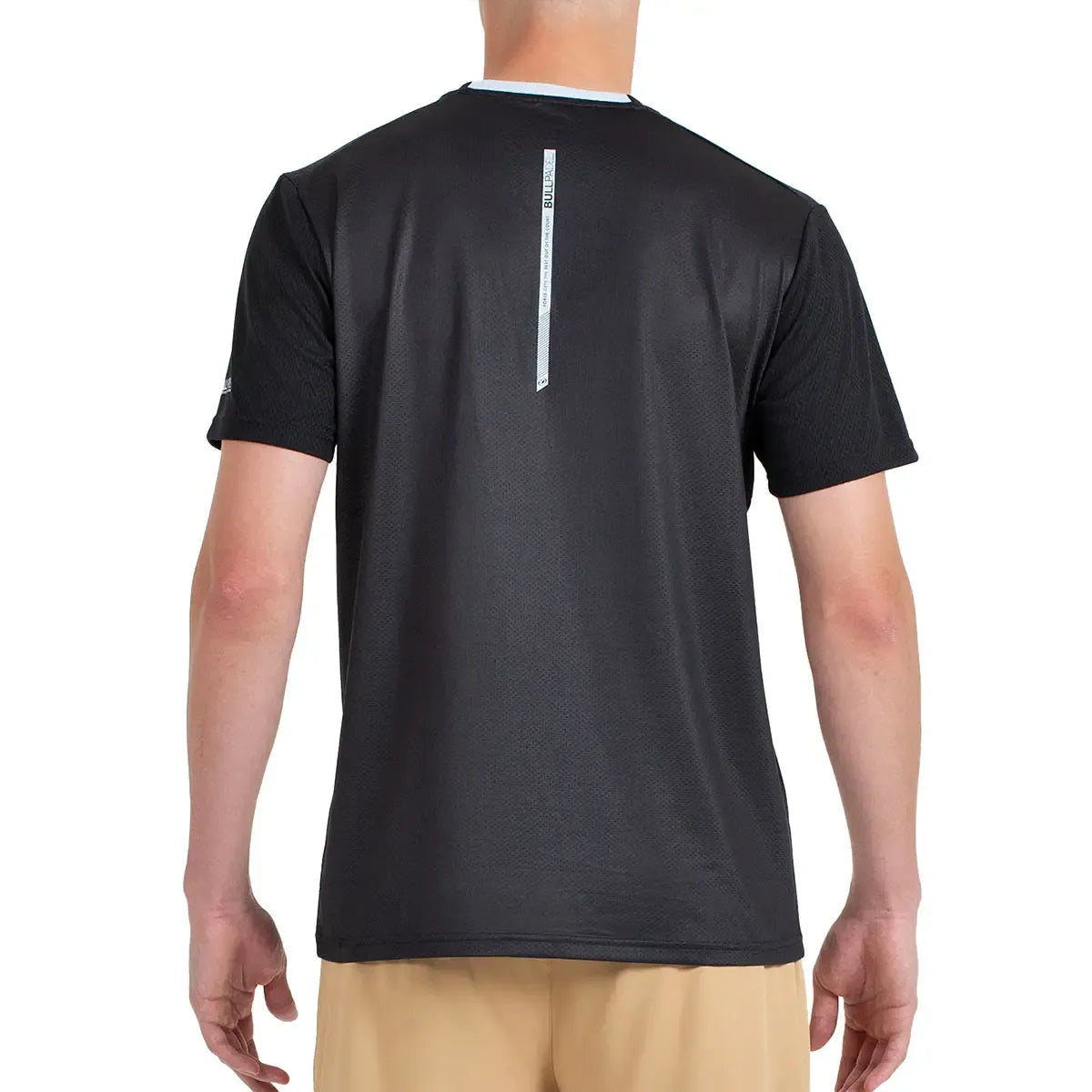 T-Shirt Bullpadel Castil Schwarz 