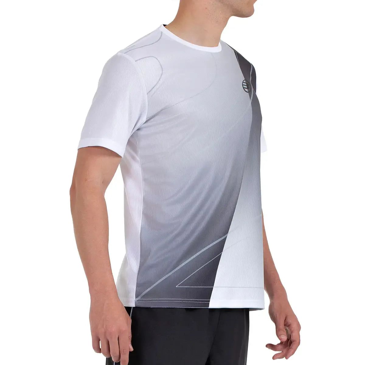 T-Shirt Bullpadel Gipfel Weiß 