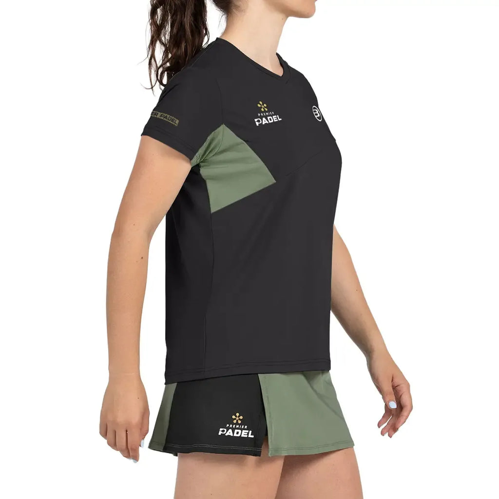 Maglietta Bullpadel Pampan Nero 