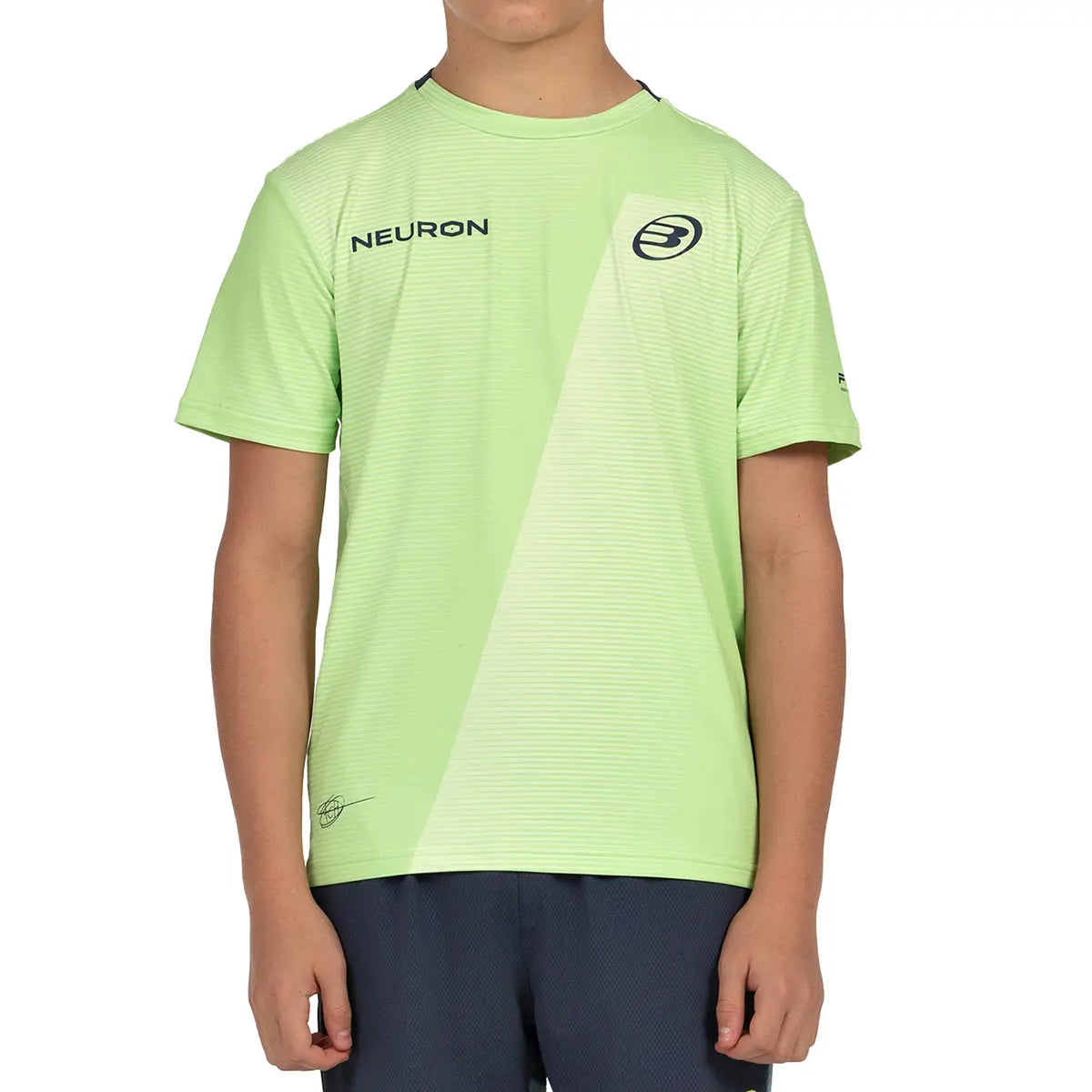 T-Shirt Bullpadel Fede Chingotto Junior 25I Zitronengelb 