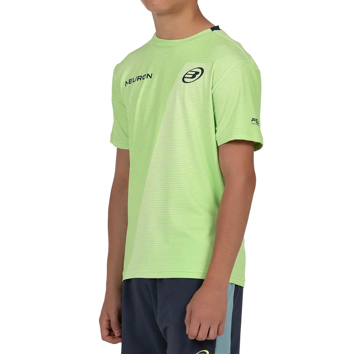 T-Shirt Bullpadel Fede Chingotto Junior 25I Zitronengelb 