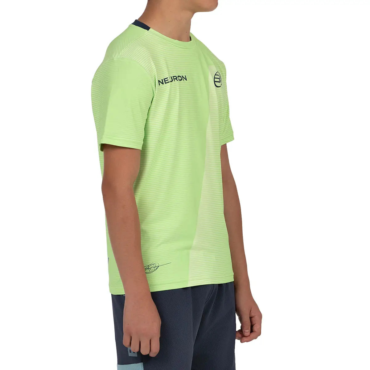 T-Shirt Bullpadel Fede Chingotto Junior 25I Zitronengelb 