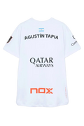 Offizielles Nox T-Shirt AT10 Agustín Tapia Weiß 2026 