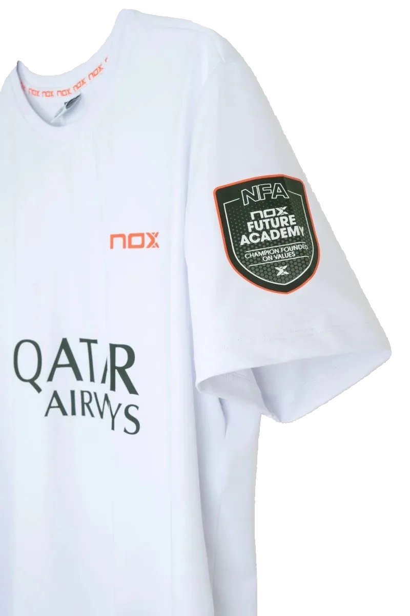 Offizielles Nox T-Shirt AT10 Agustín Tapia Weiß 2026 