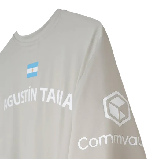 Maglietta Nox Ufficiale AT10 Agustín Tapia Grigio 2026 