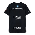 Offizielles Nox T-Shirt AT10 Agustín Tapia Schwarz 2026 