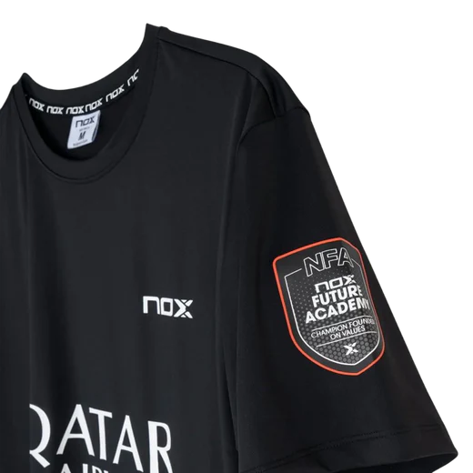 Offizielles Nox T-Shirt AT10 Agustín Tapia Schwarz 2026 