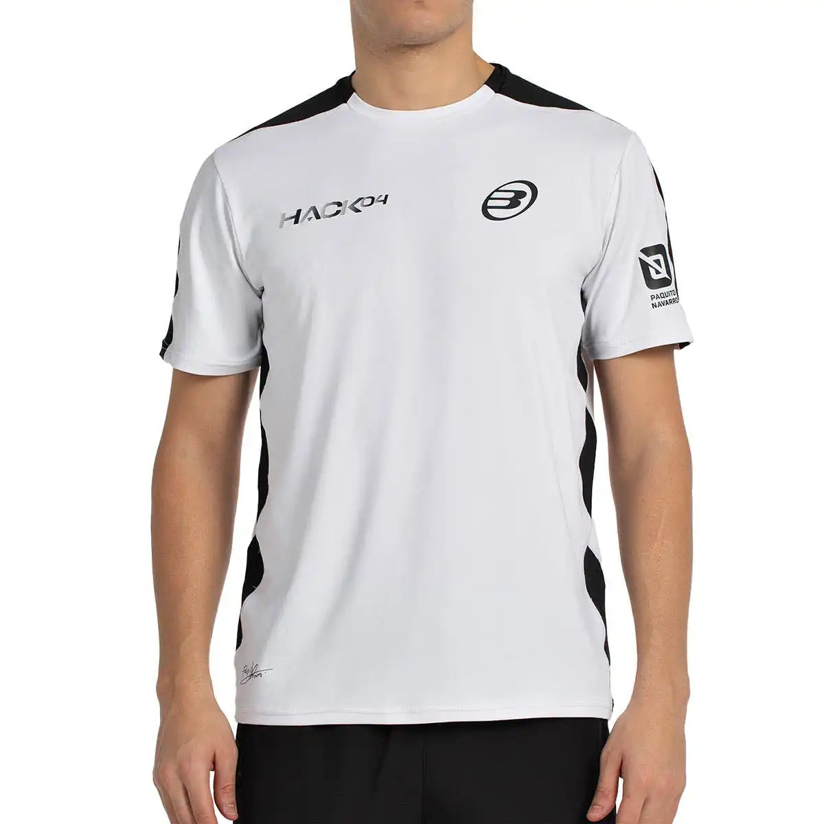 T-Shirt Bullpadel Paquito Navarro 25I Weiß 