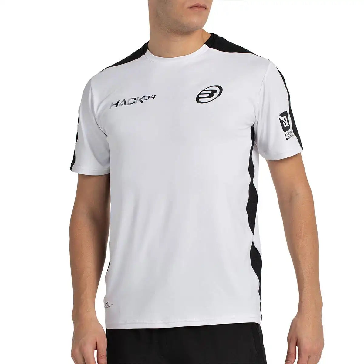 T-Shirt Bullpadel Paquito Navarro 25I Weiß 